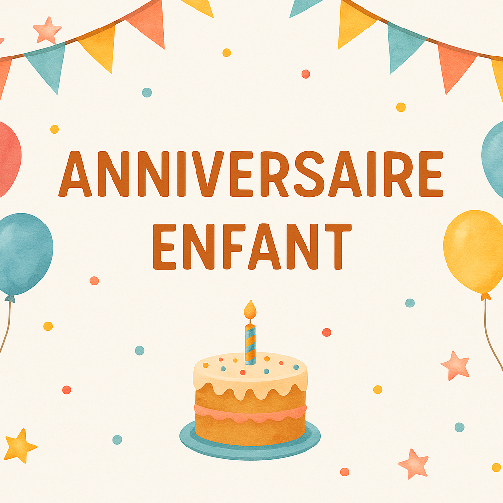 Anniversaire enfant
